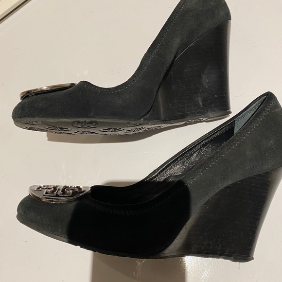 Stuart Weitzman wedge suede heels - Picture 2 of 6
